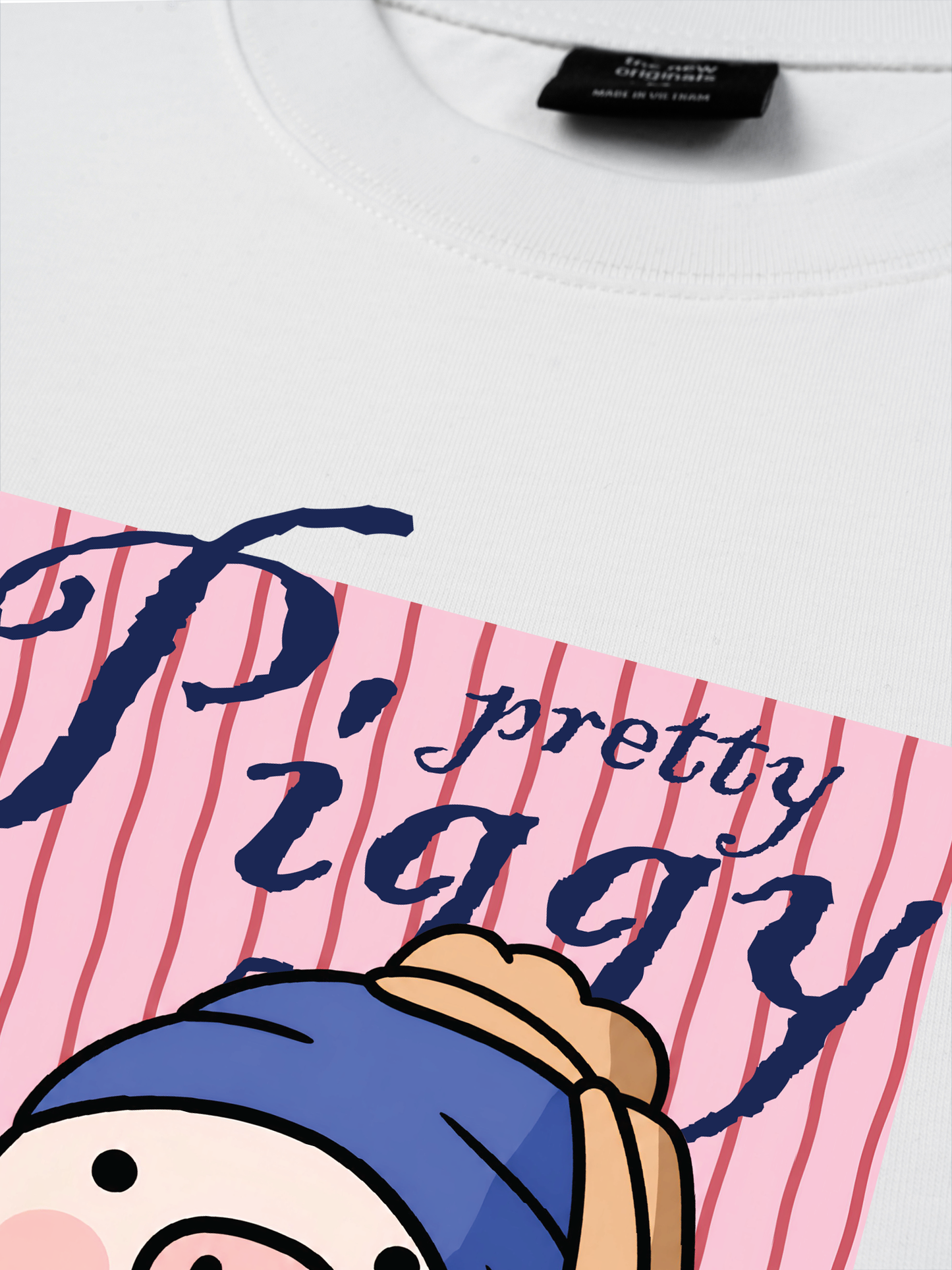Áo Thun Relaxed Fit Pretty Piggy