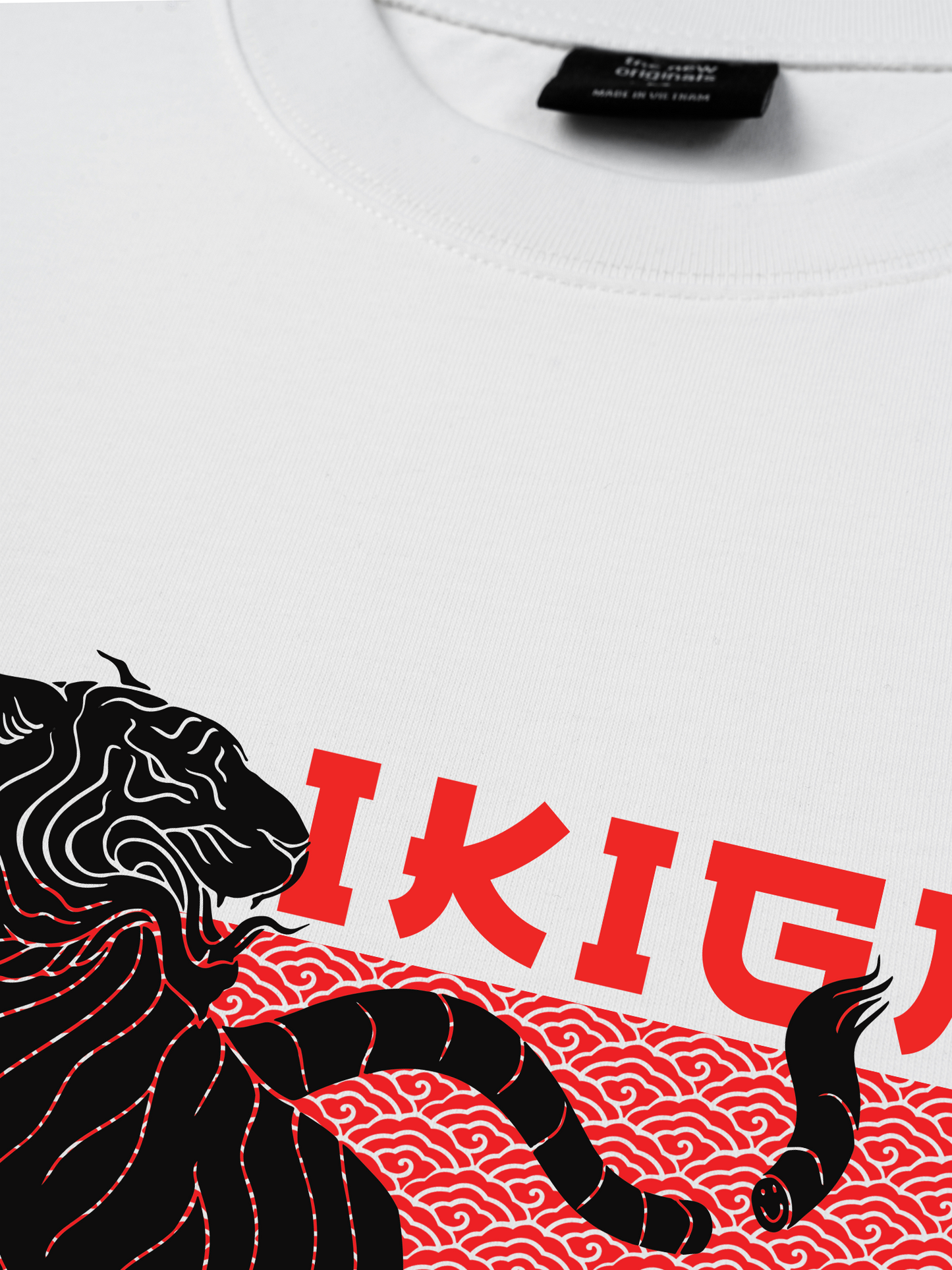Áo Thun Relaxed Fit Japan Spirit Ikigai Tiger Originals