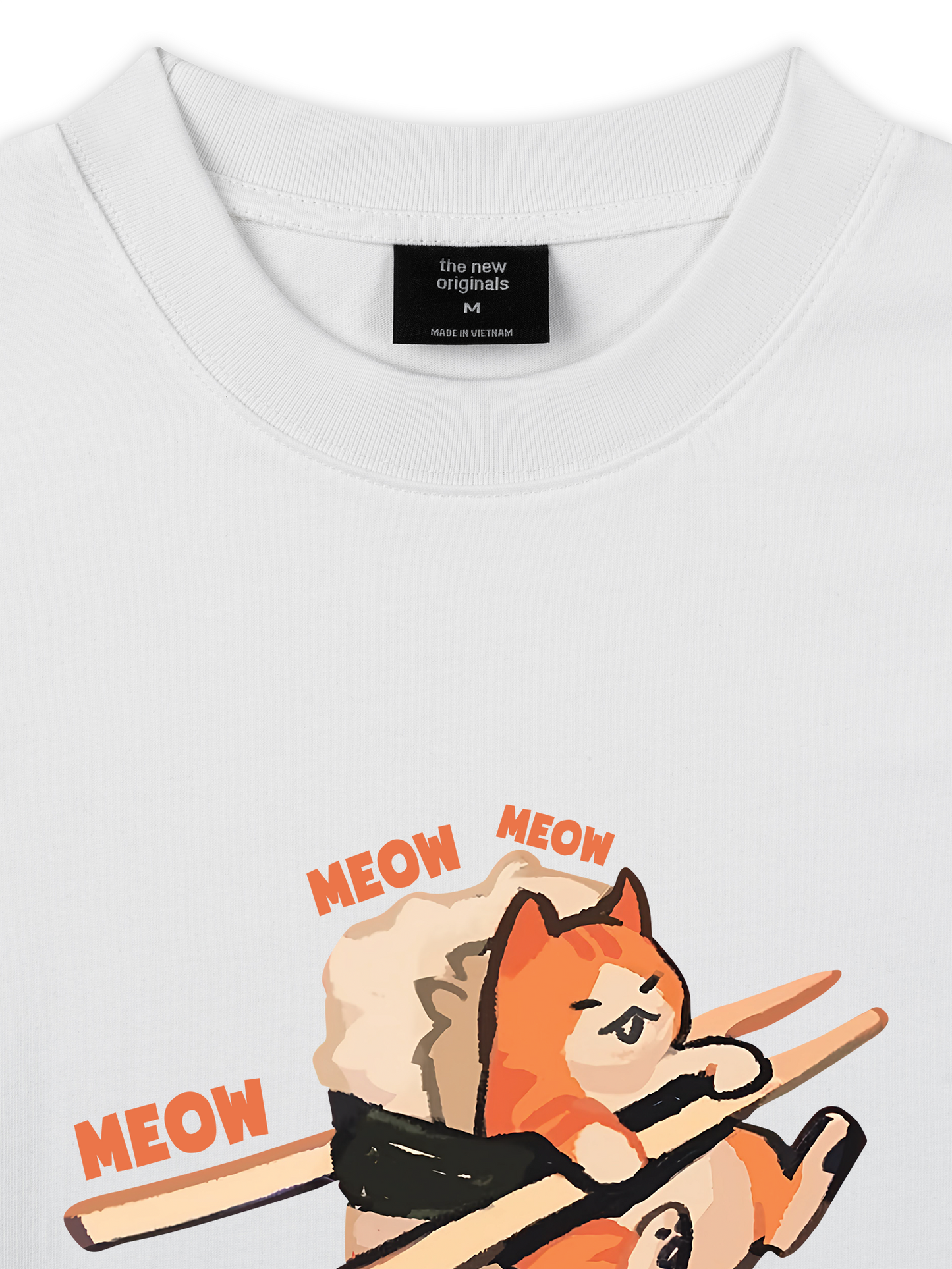Áo Thun Relaxed Fit Sushi Meow