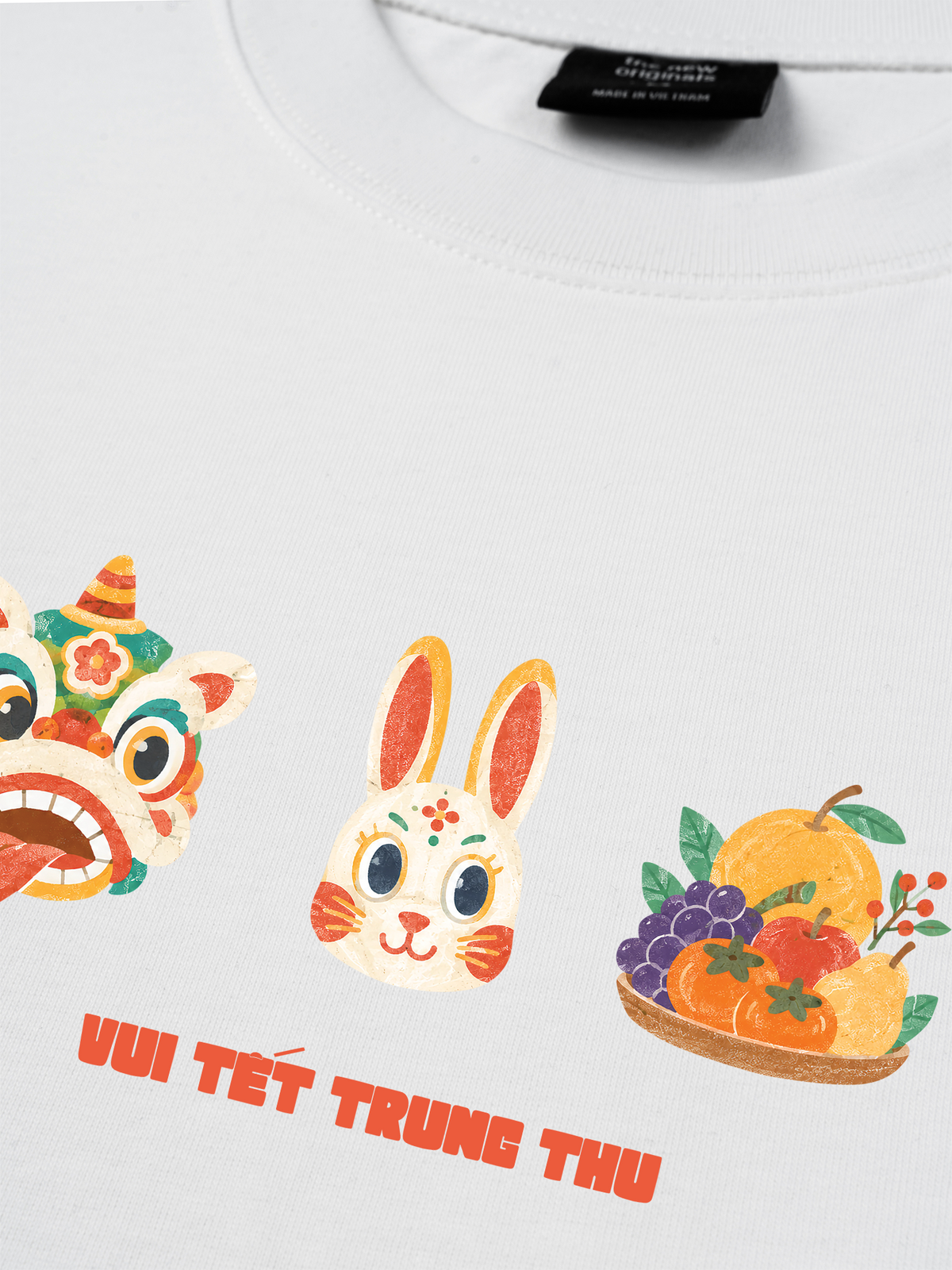 Áo Thun Relaxed Fit Vui Tết Trung Thu