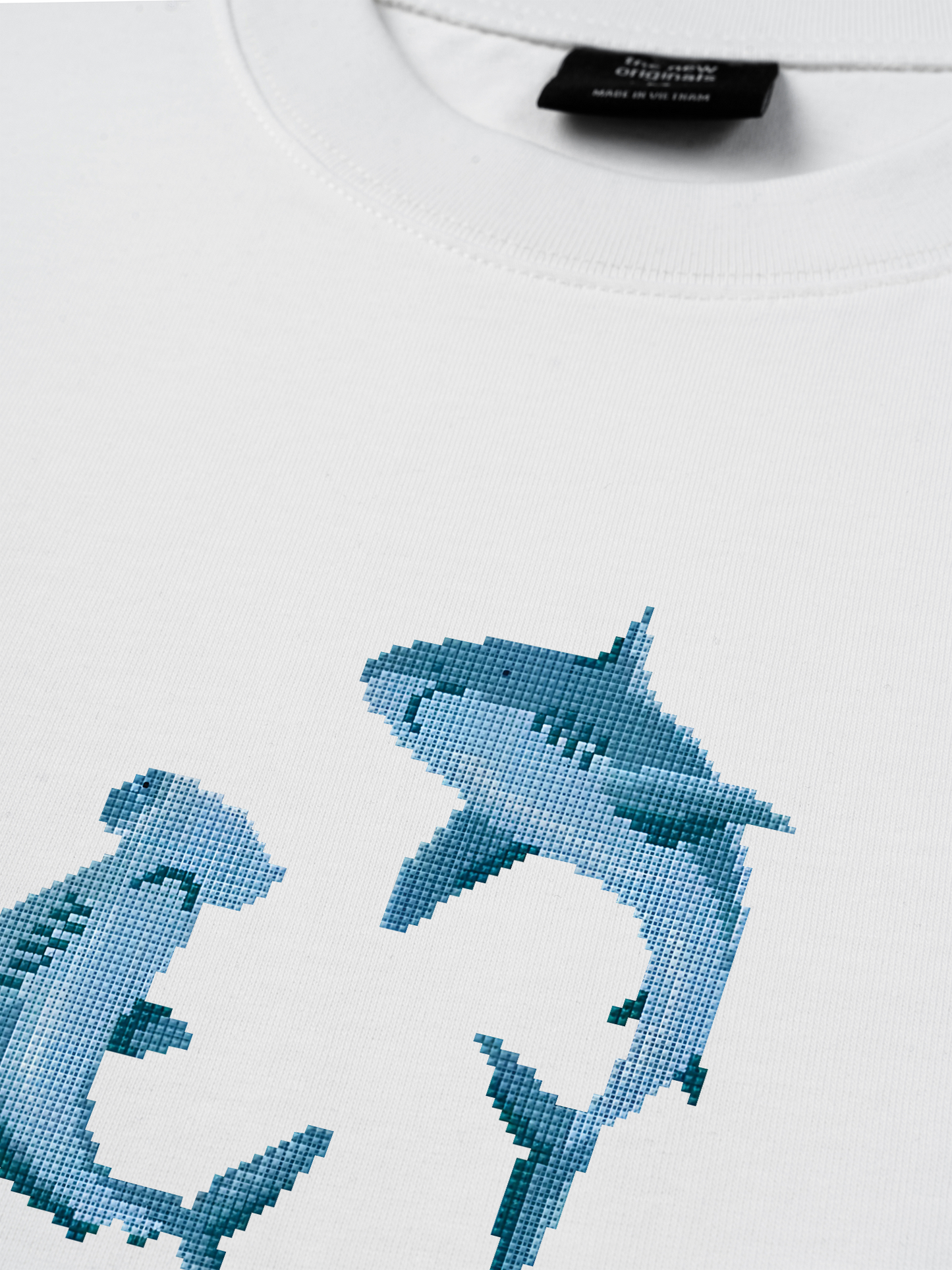 Áo Thun Relaxed Fit Pixel Universe Swimming To Your Heart