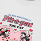 Áo Thun Relaxed Fit Cute Girl Funny Cat Couple