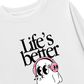 Áo Thun Dài Tay Life_s Better With Music