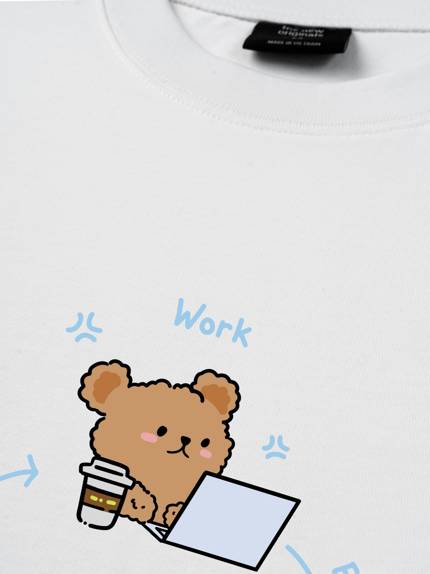 Áo Thun Relaxed Fit Teddy Land My Work Day