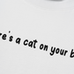 Áo Thun Relaxed Fit Animal Mood There's A Cat On Your Back