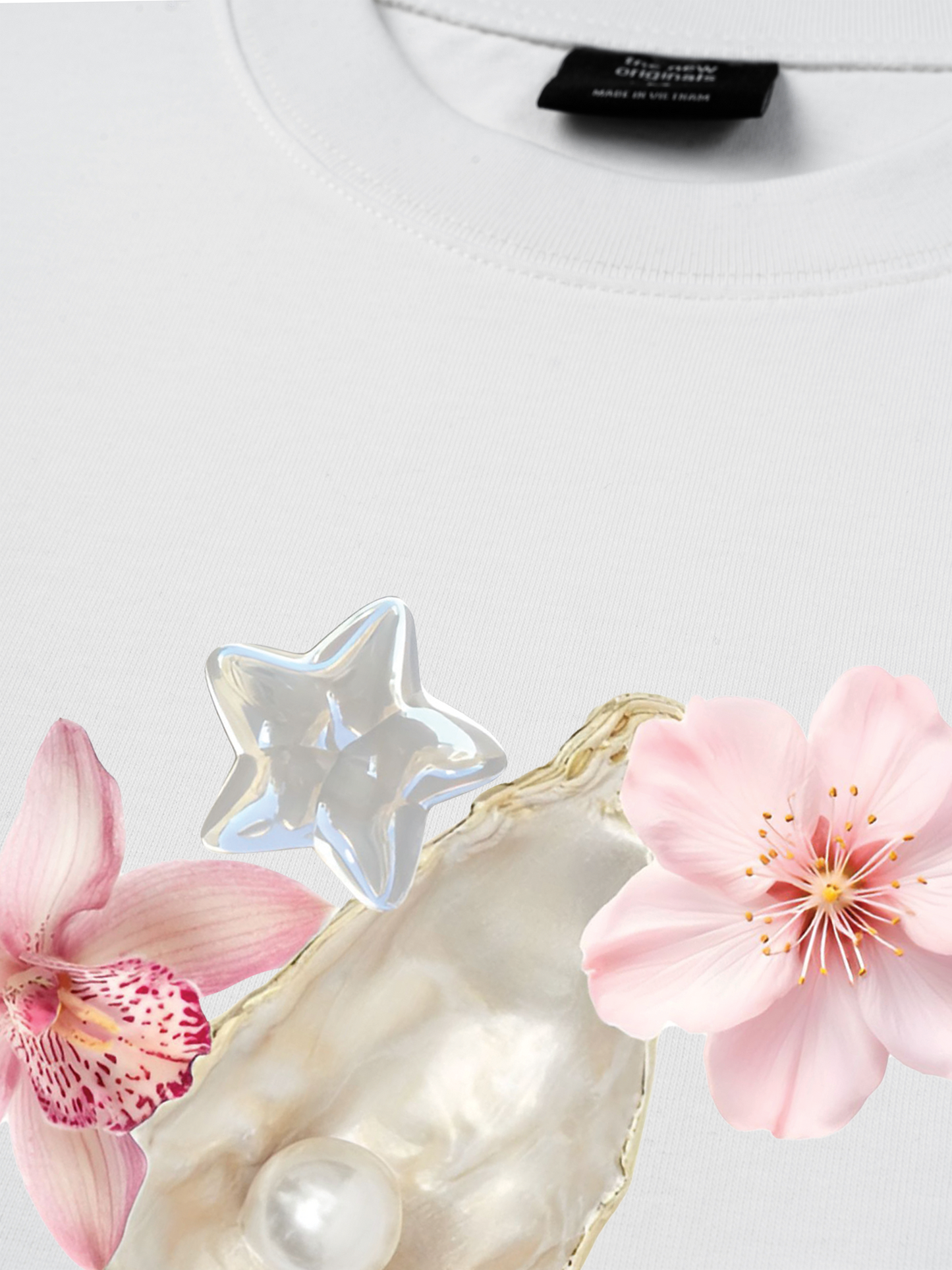 Áo Thun Relaxed Fit Pearl Bloom