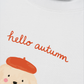Áo Thun Relaxed Fit Hello Autumn Puppy