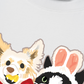 Áo Thun Relaxed Fit Animal Mood Bestie Puppy And Meow