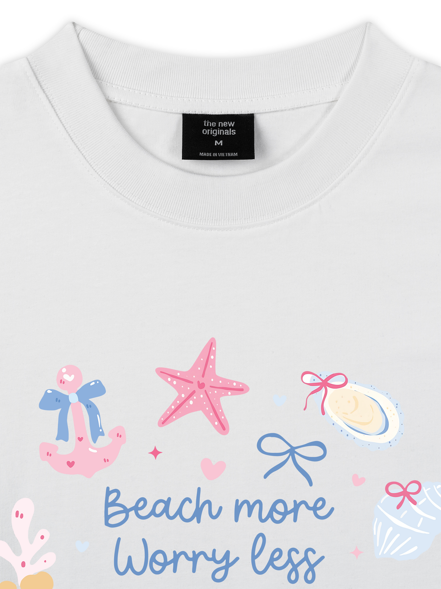 Áo Thun Relaxed Fit Beach More Worry Less