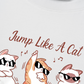 Áo Thun Relaxed Fit Animal Mood Jump Like A Cat