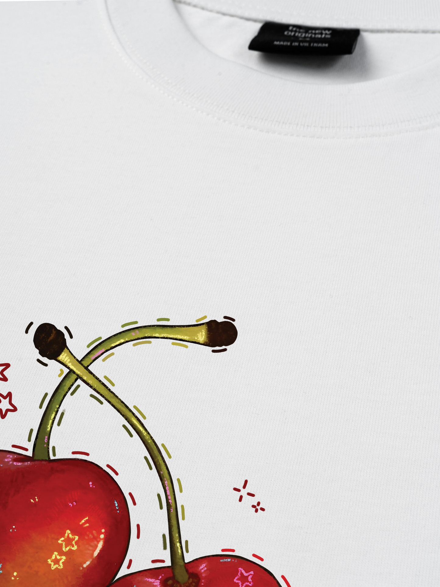 Áo Thun Relaxed Fit Summer Vibes Cherry Sweet