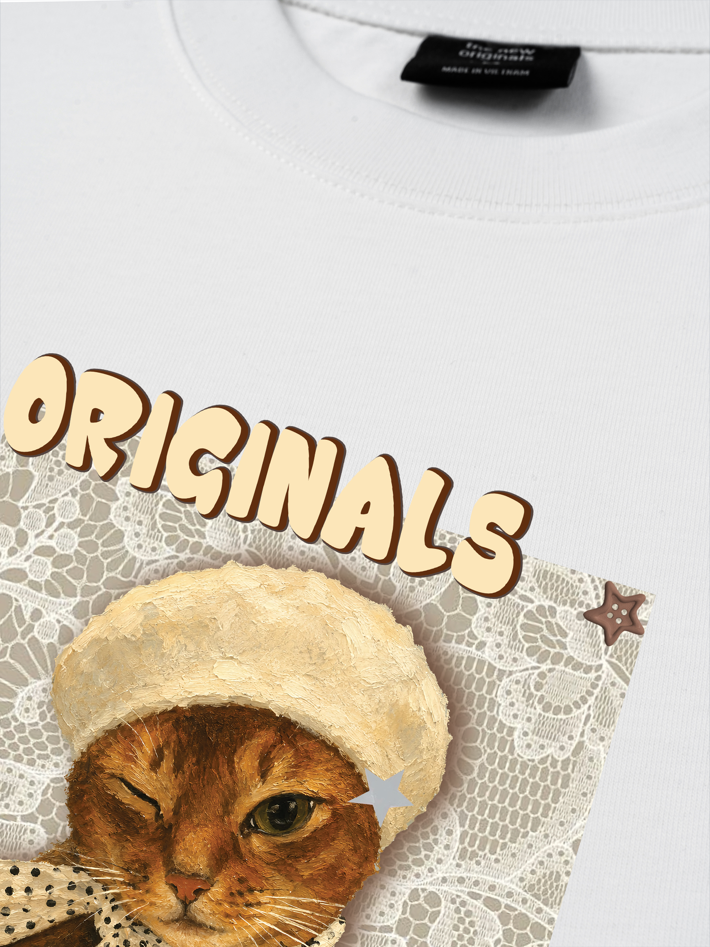Áo Thun Relaxed Fit Originals Angle Meow