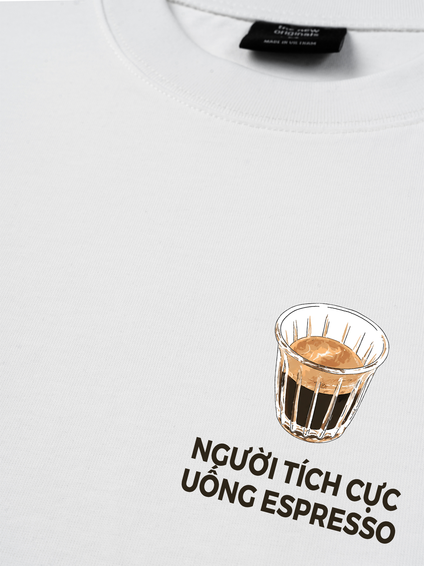 Áo Thun Relaxed Fit Người Tích Cực Uống Espresso 2