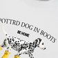 Áo Thun Relaxed Fit Animal Cute Puppy Yellow Boots