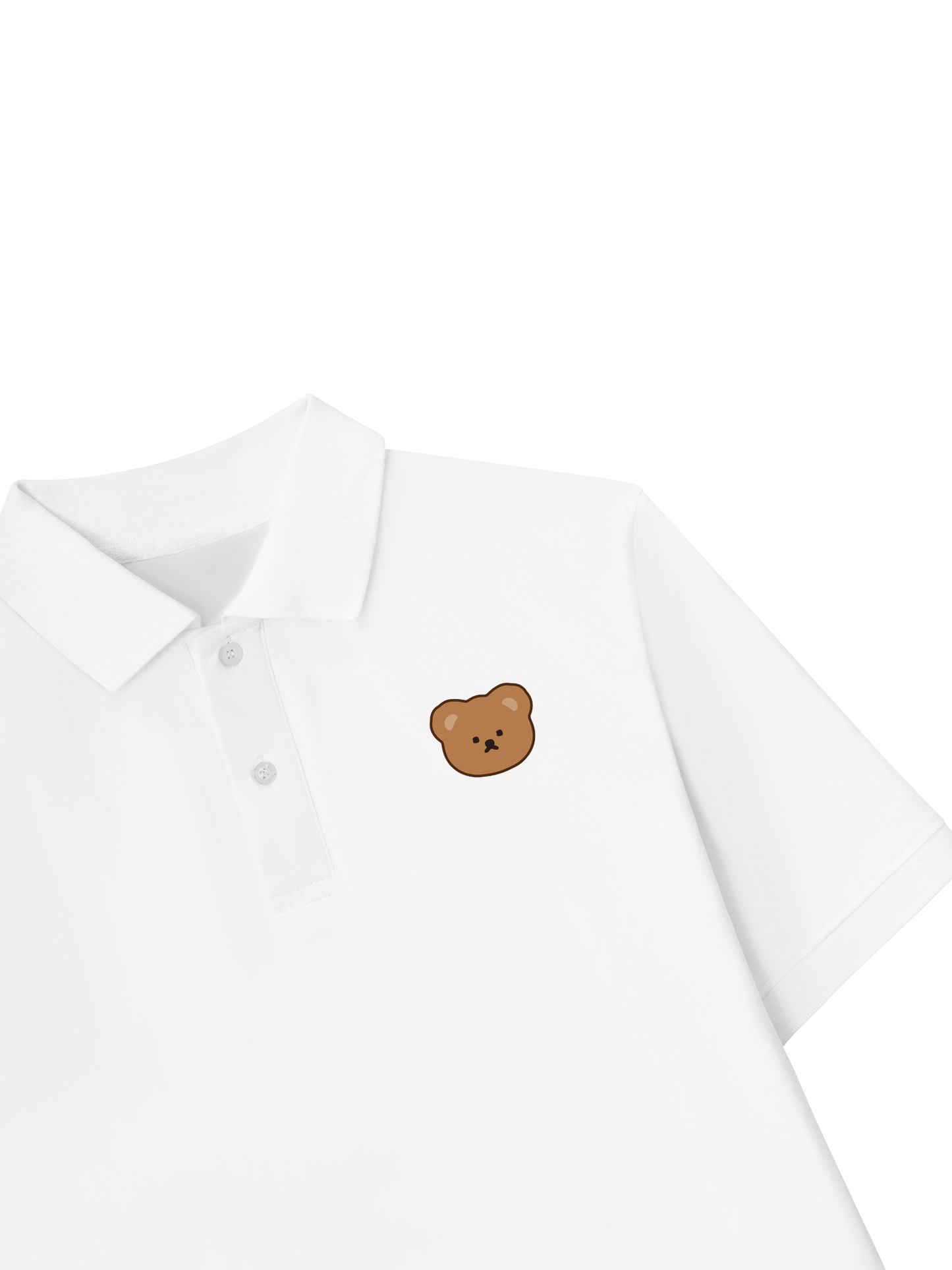 Áo Polo Nữ/ Áo Polo Relaxed Fit Brown Bear