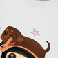 Áo Thun Relaxed Fit  Cute Girl With Dachshund