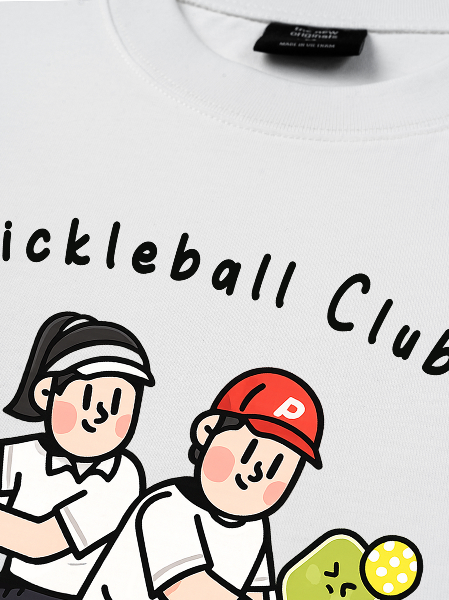Áo Thun Relaxed Fit Go Outside Pickleball Club