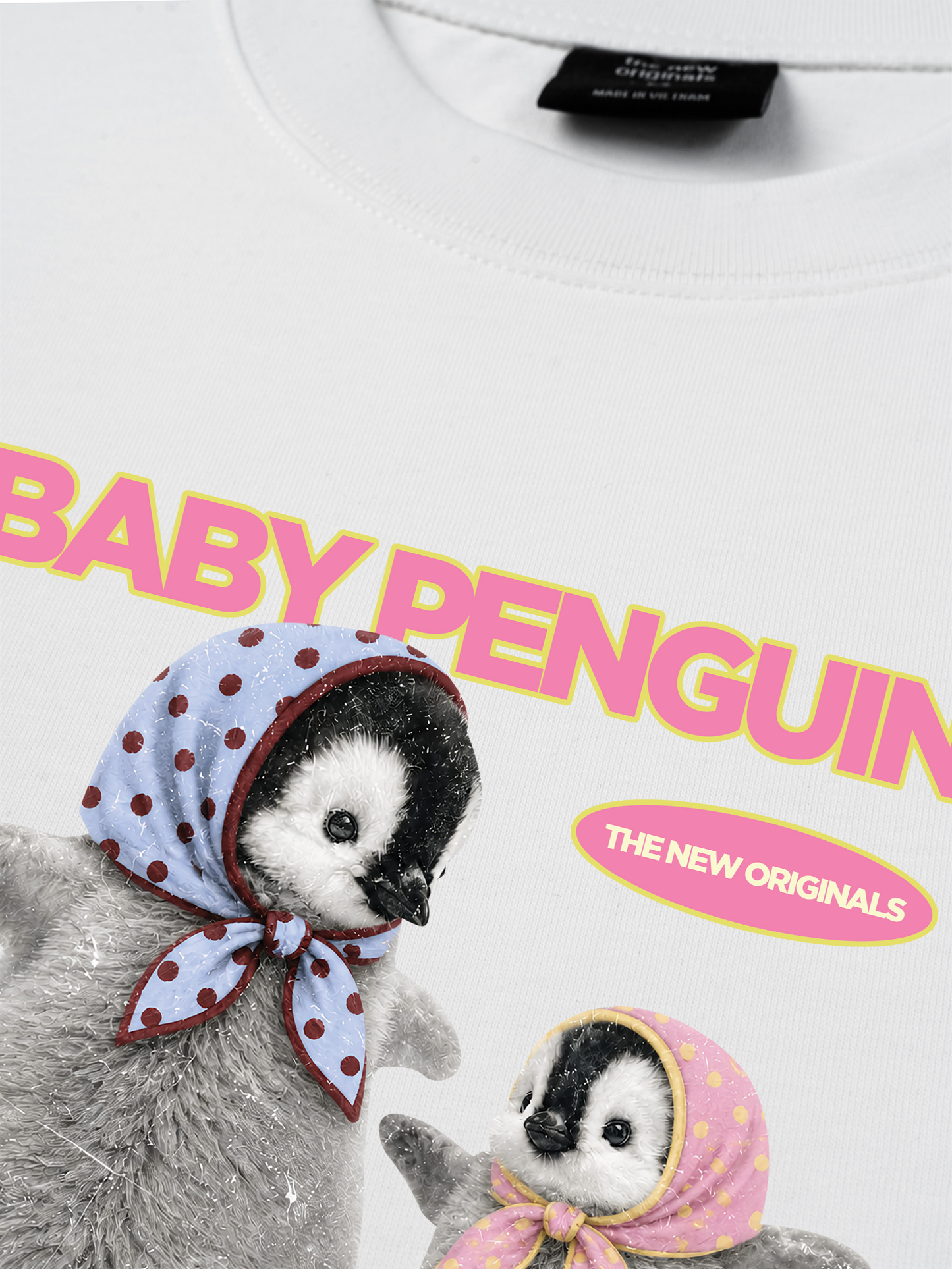 Áo Thun Relaxed Fit Baby Penguin