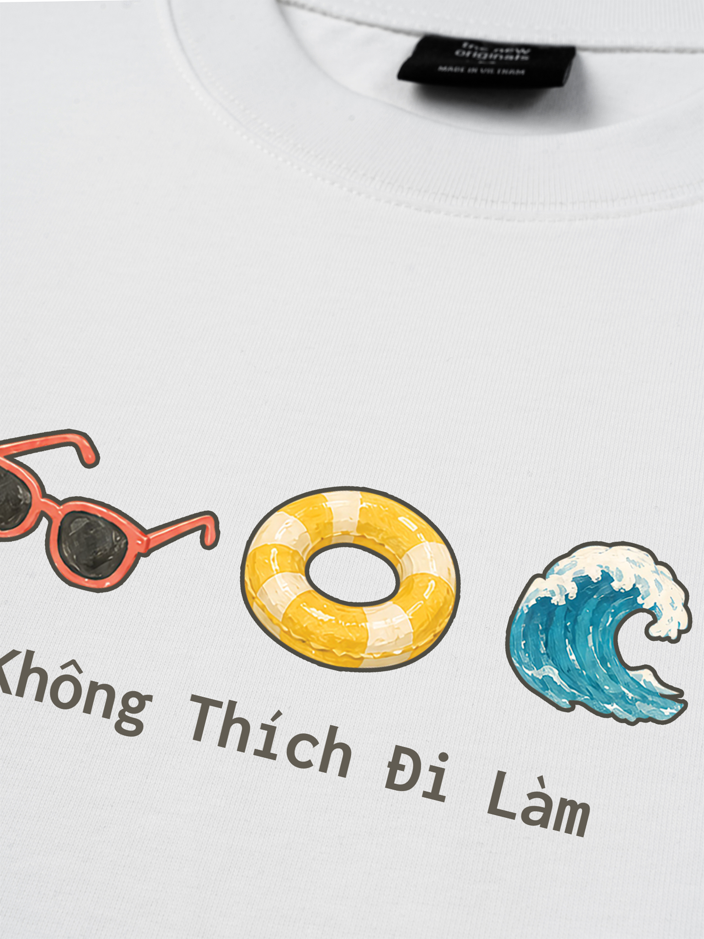 Áo Thun Relaxed Fit Không Thích Đi Làm