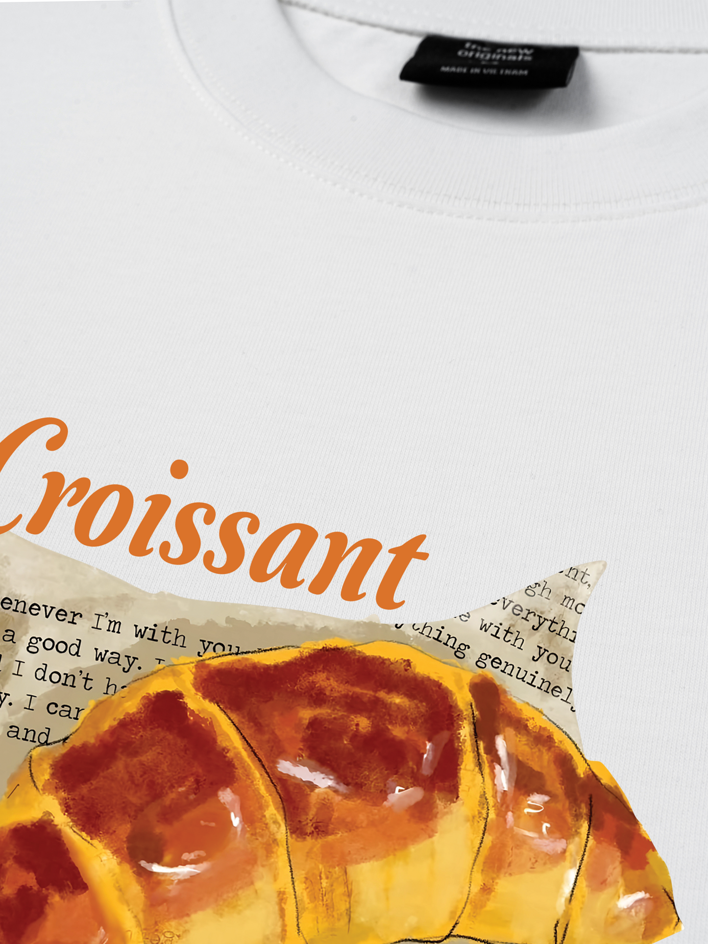 Áo Thun Relaxed Fit Croissant