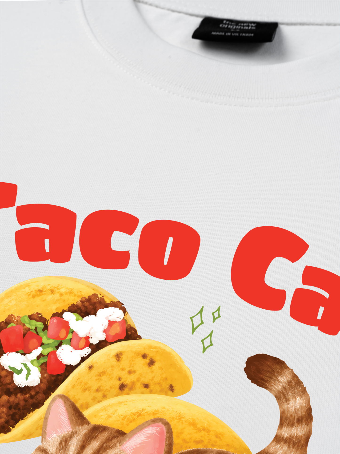 Áo Thun Relaxed Fit Taco Cat