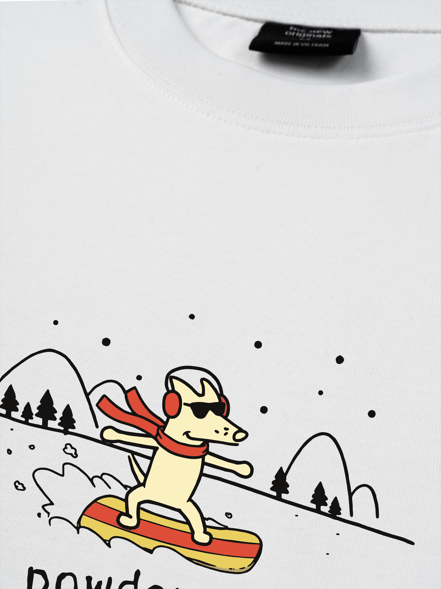 Áo Thun Relaxed Fit Go Outside Powder Pup