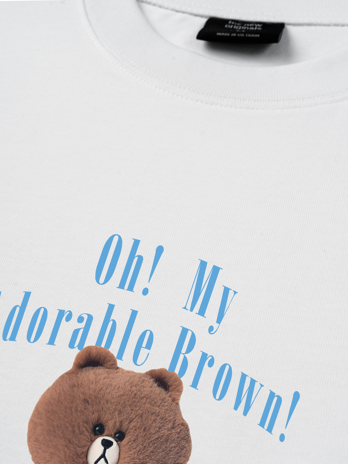 Áo Thun Relaxed Fit Teddy Land Oh My Brown