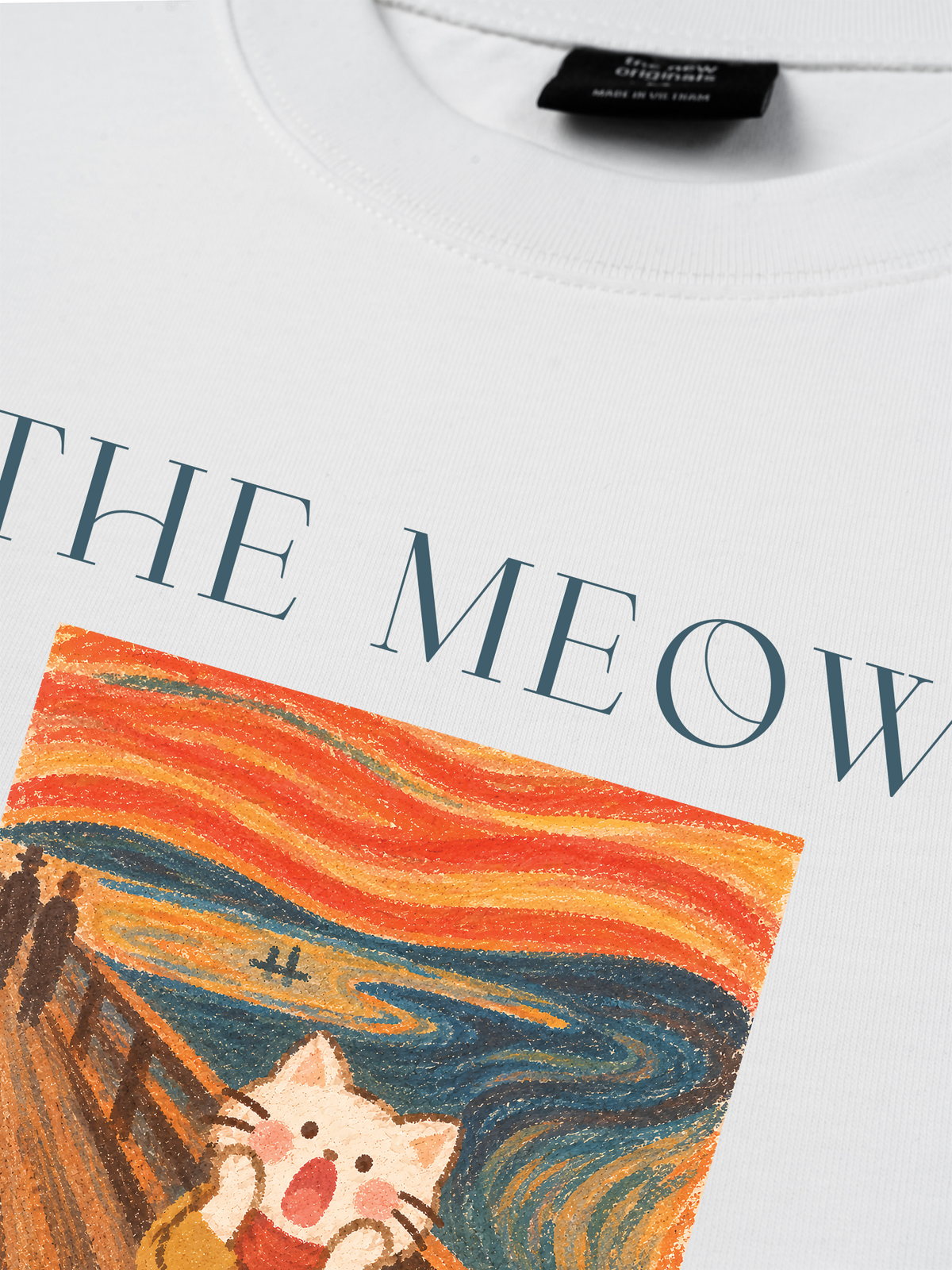 Áo Thun Relaxed Fit The Meow
