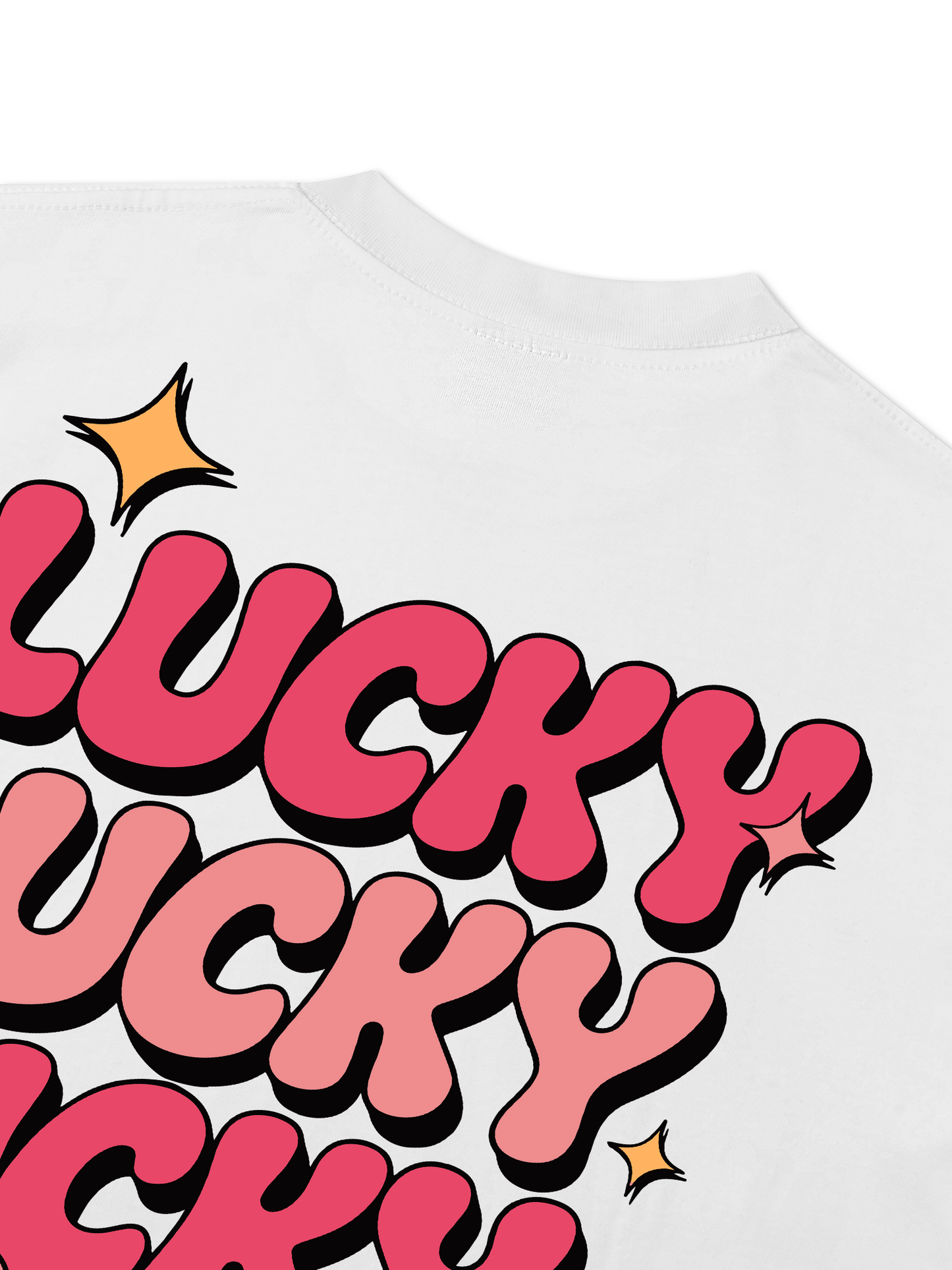 Áo Thun Relaxed Fit Cherry Lucky Girl