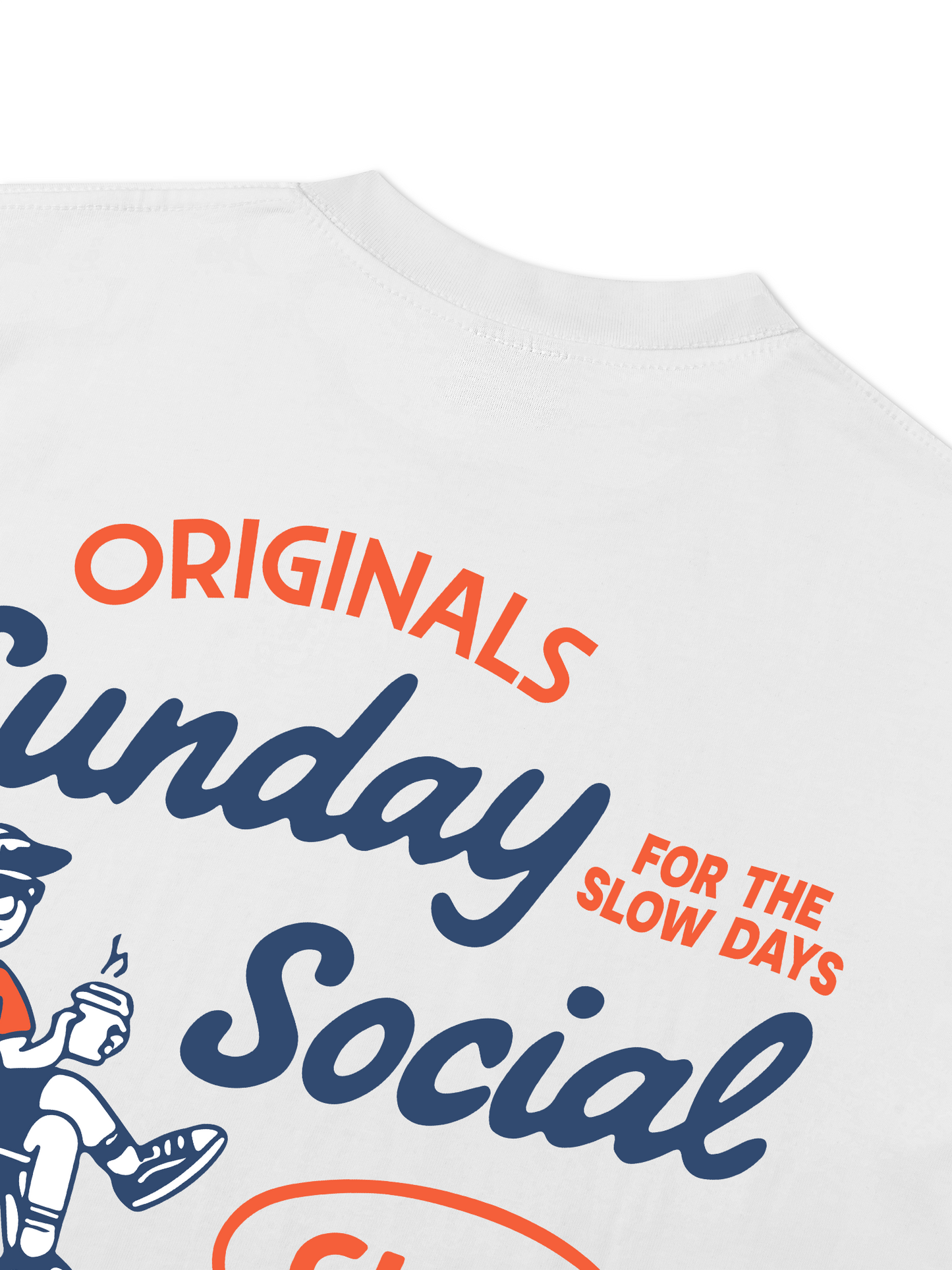 Áo Thun Relaxed Fit Sunday Social