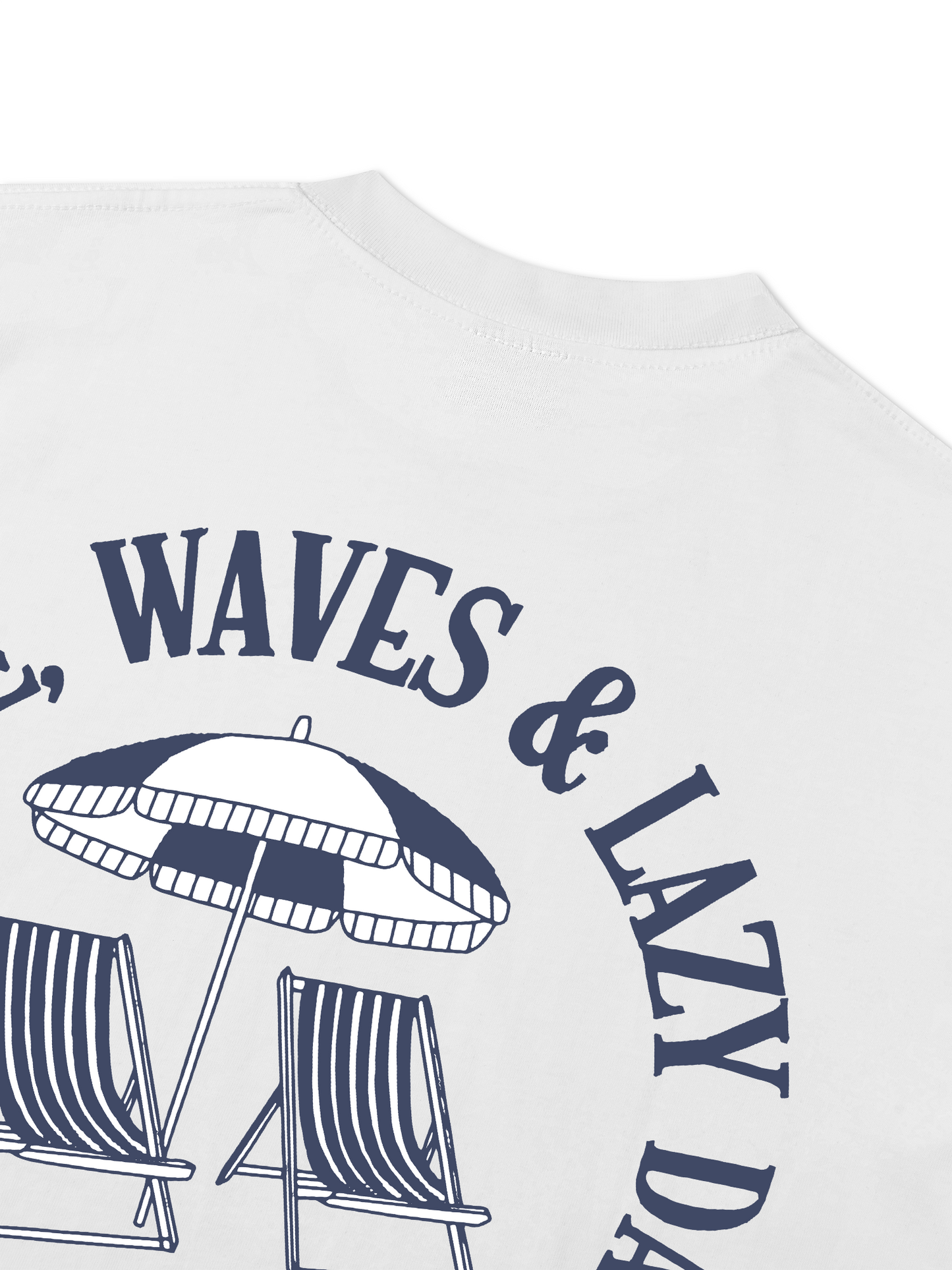 Áo Thun Relaxed Fit Sunshine, Waves & Lazy Days