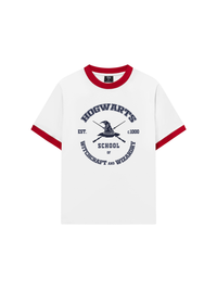 Áo Thun Ringer Relaxed Fit Harry Potter Hogwarts