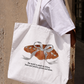 Túi Tote Sweet Pastry Silver Bow