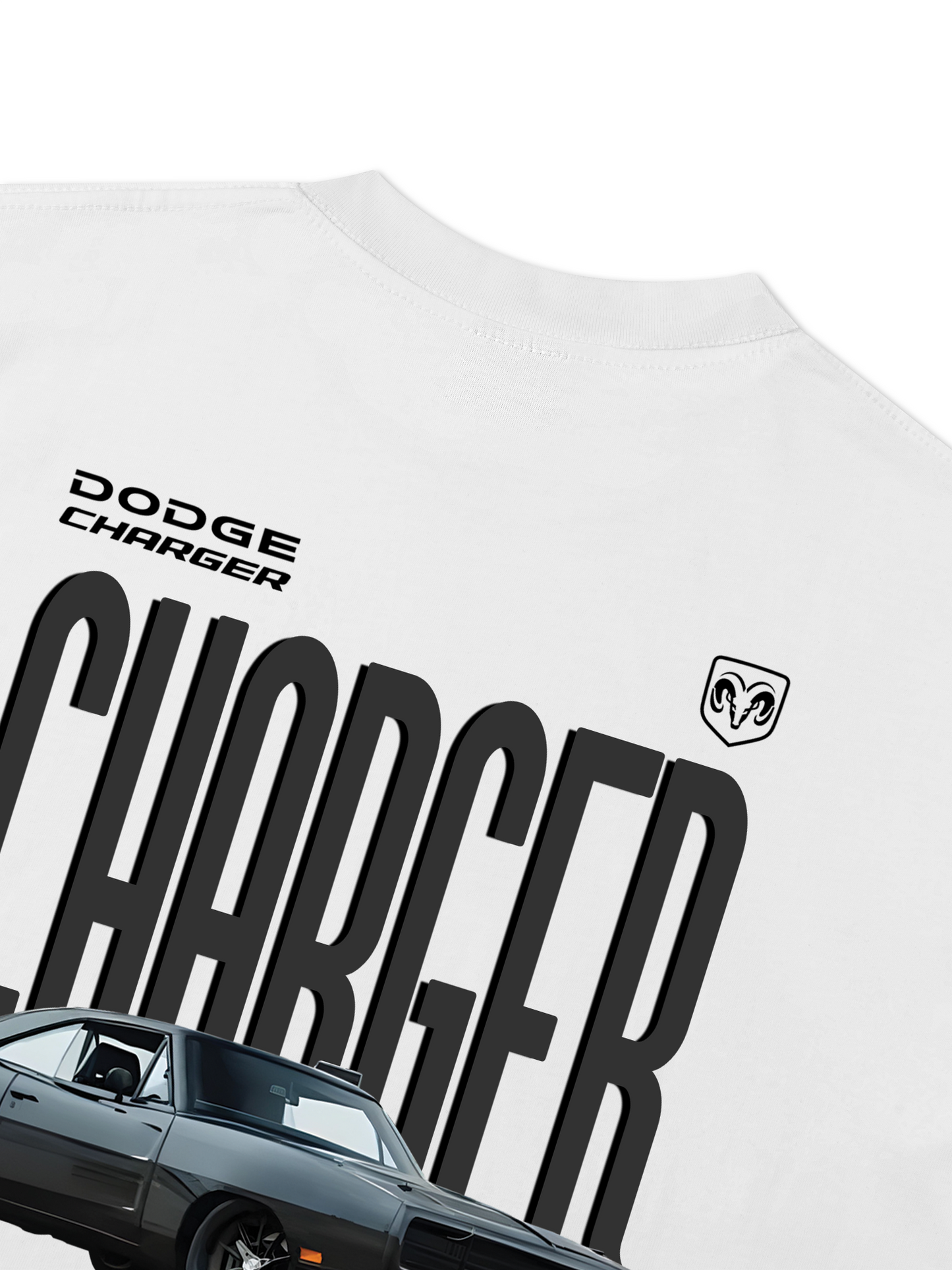 Áo Thun Relaxed Fit CAR Dodge Charger 1970