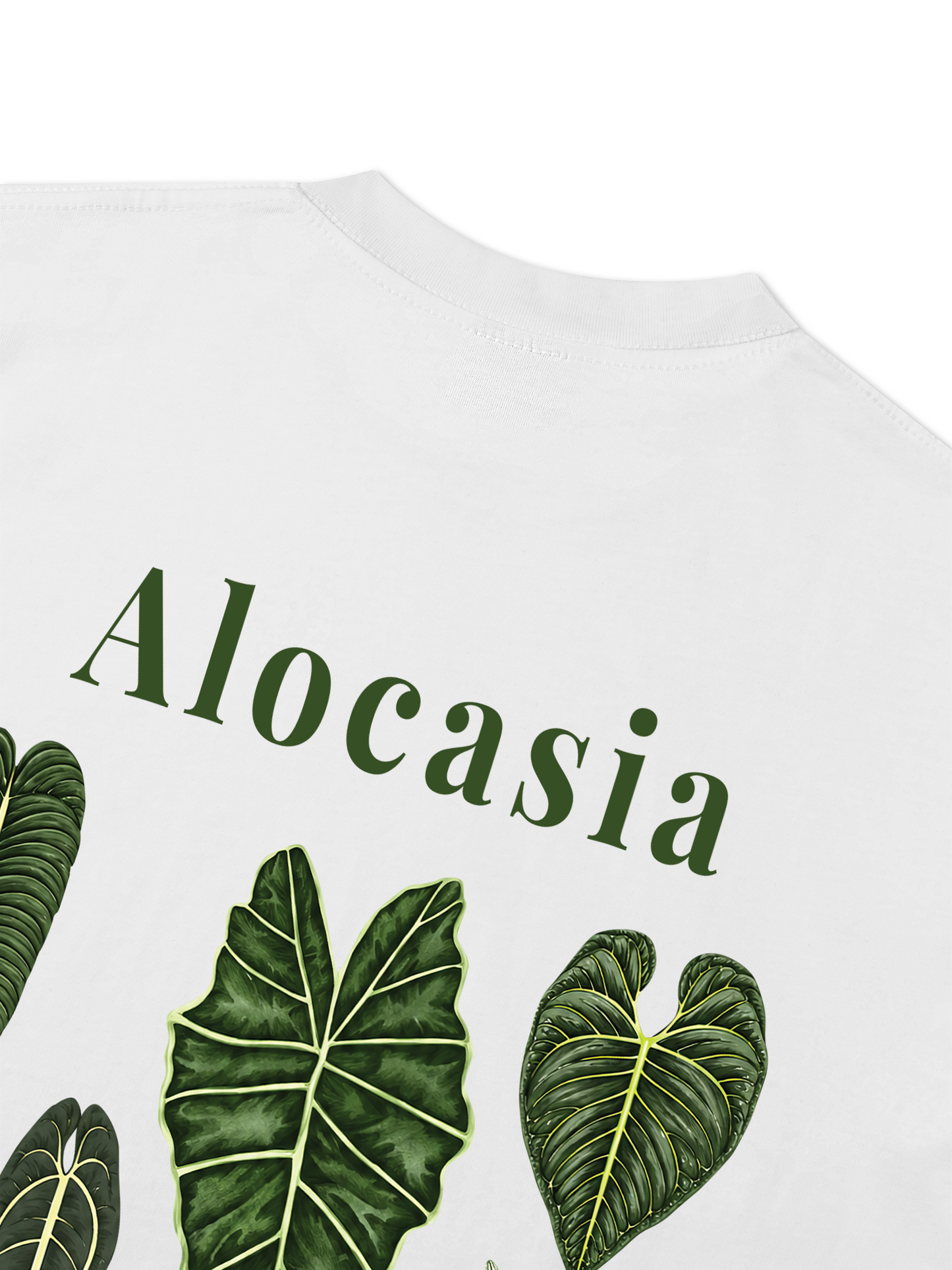 Áo Thun Relaxed Fit Tropical Alocasia Quote