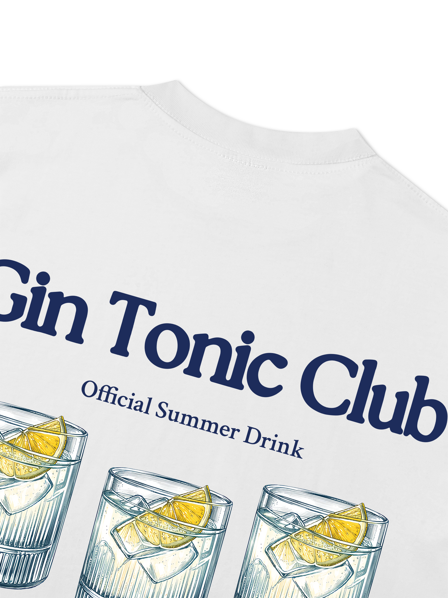 Áo Thun Relaxed Fit Gin Tonic Club