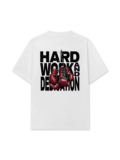 Áo Thun Relaxed Fit Fitnes Hard Work And Dedication