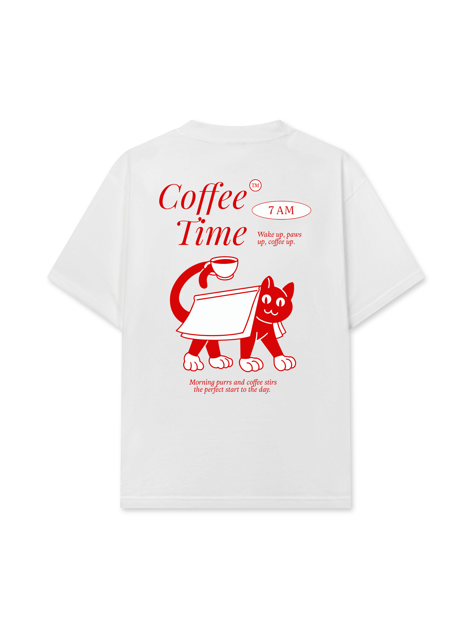 Áo Thun Relaxed Fit Morning Purrs