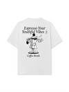 Áo Thun Relaxed Fit Espresso Your Youthful Vibes