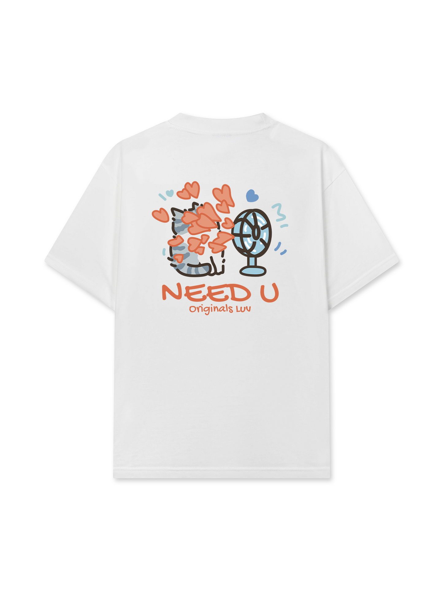 Áo Thun Relaxed Fit Need You Cat Couple