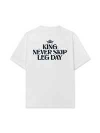 Áo Thun Relaxed Fit King Never Skip Leg Day