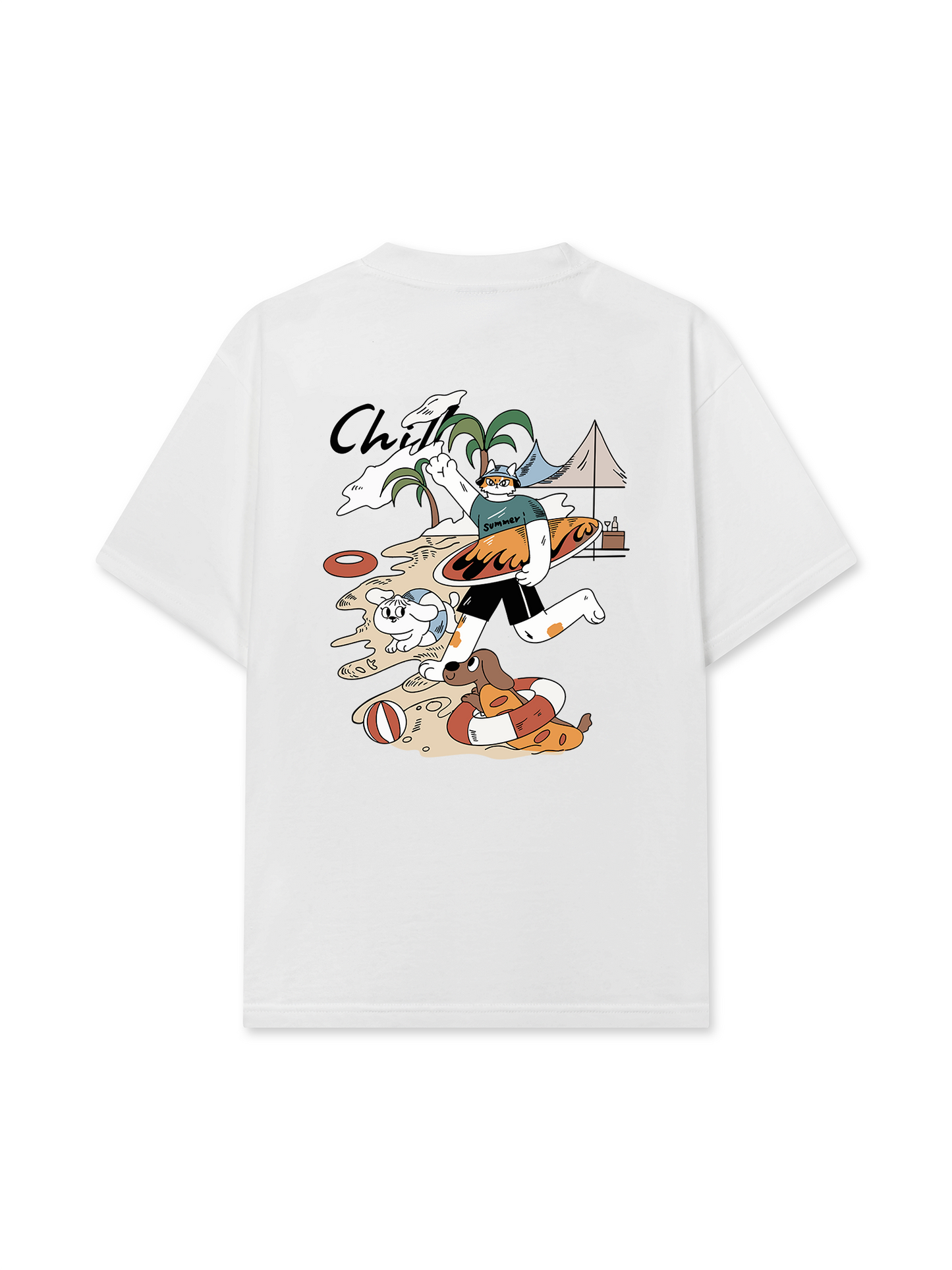 Áo Thun Relaxed Fit Chill Summer