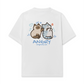 Áo Thun Relaxed Fit Angry Luv Cat Couple