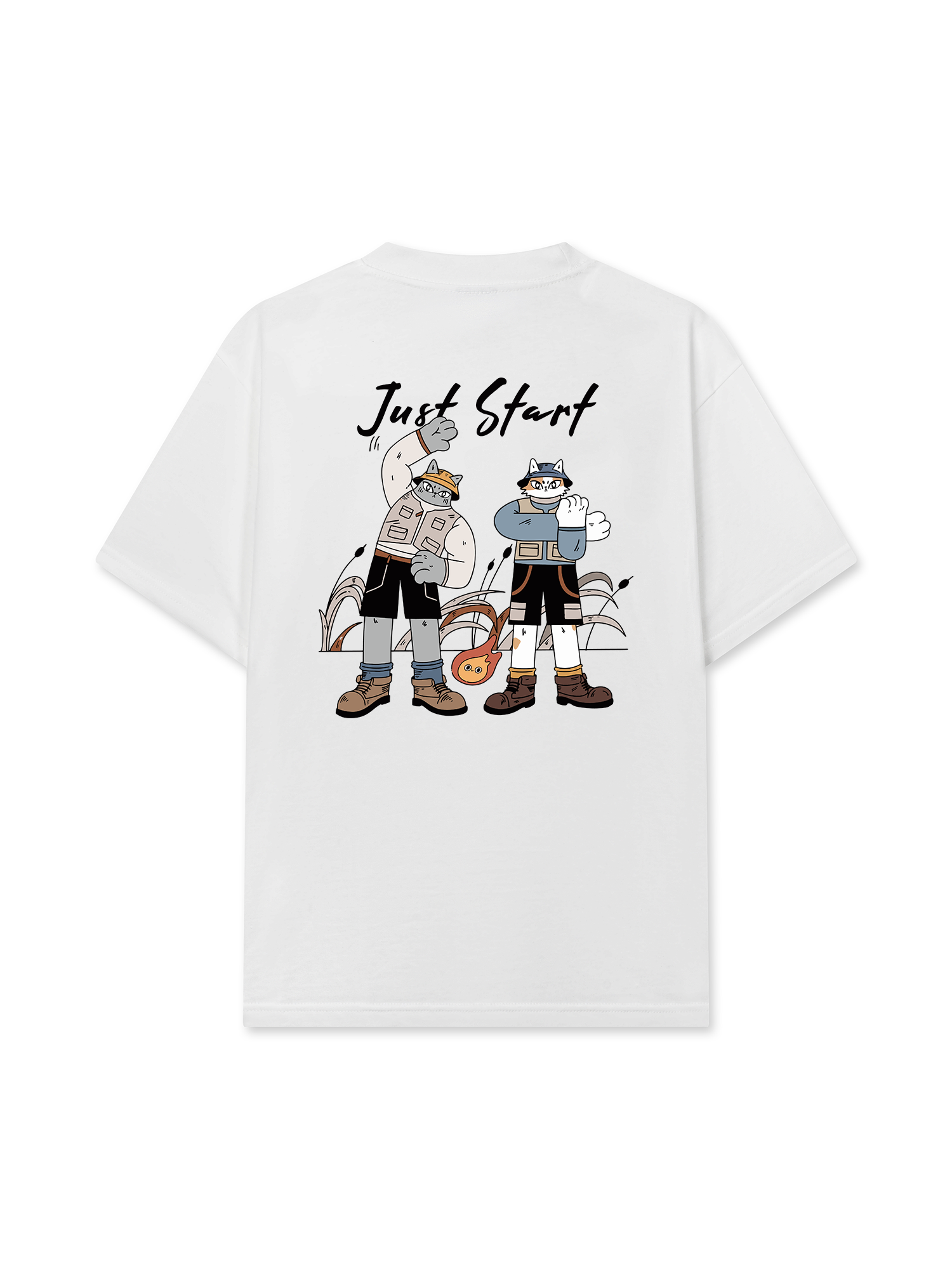 Áo Thun Relaxed Fit Just Start
