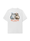 Áo Thun Relaxed Fit So Cute Cat Couple