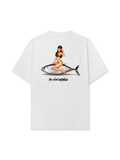Áo Thun Relaxed Fit Ocean Vibes With Bikini Girl