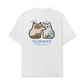 Áo Thun Relaxed Fit Yummy Luv Cat Couple