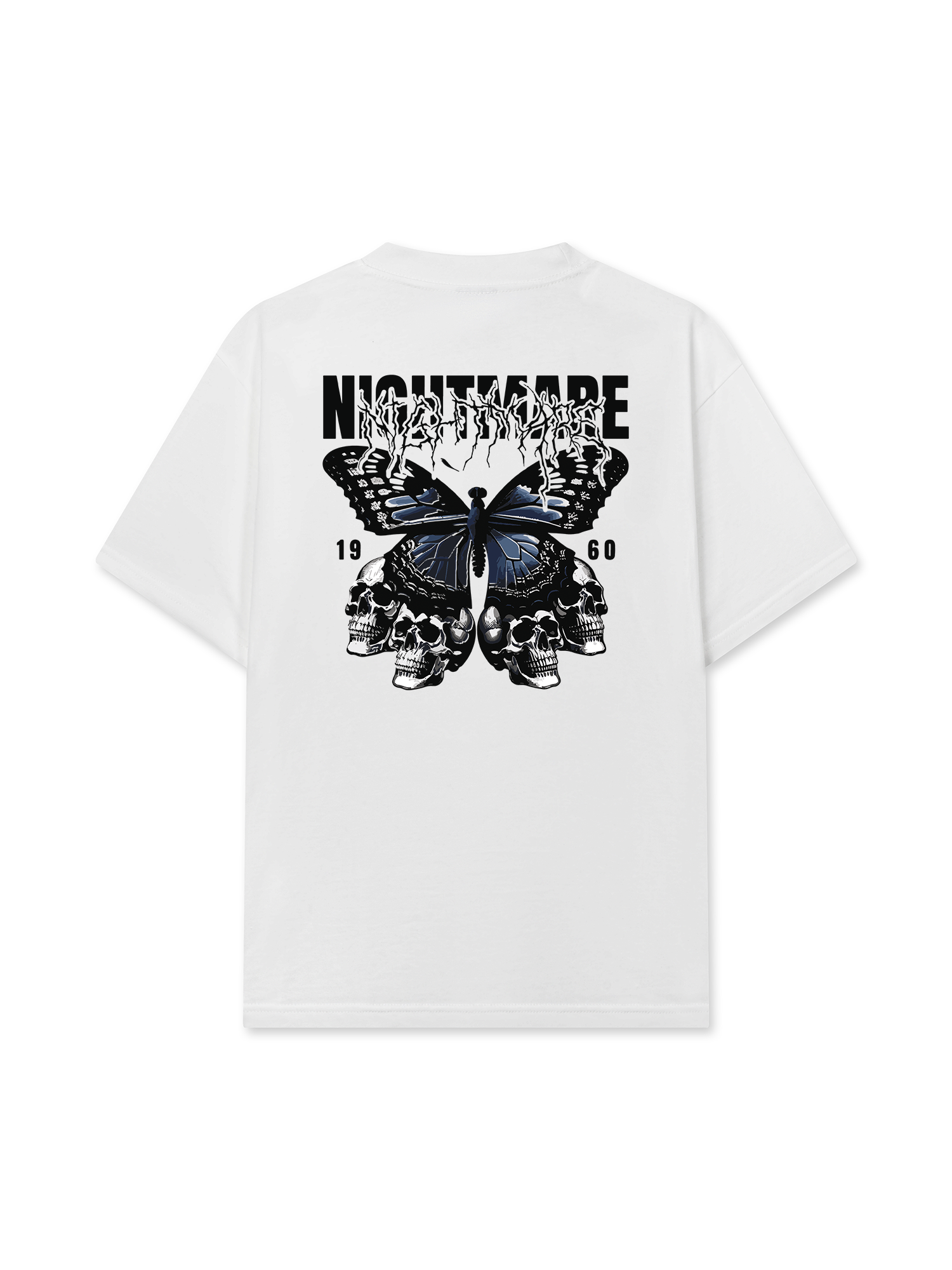 Áo Thun Relaxed Fit Butterfly Skull