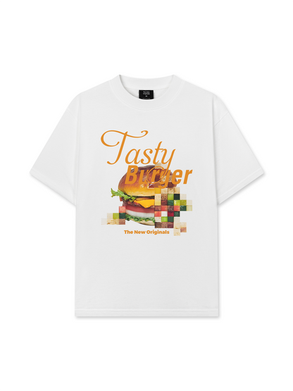 Áo Thun Relaxed Fit Foody Tasty Burger