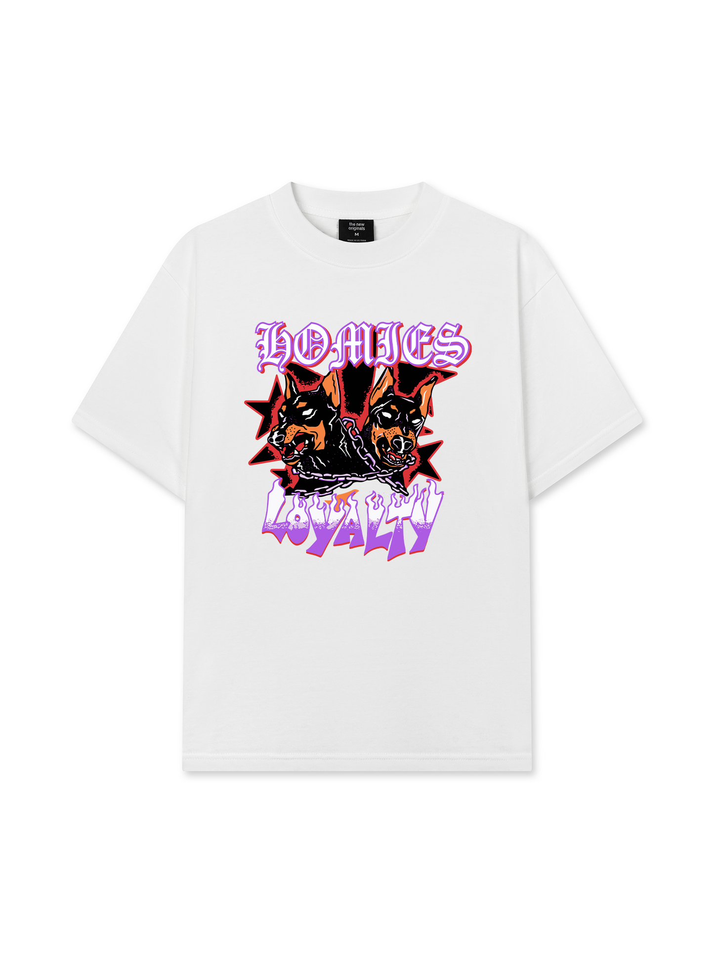 Áo Thun Relaxed Fit Animal Mood Homies Loyalty